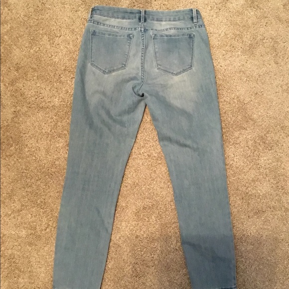 Kenneth Cole Raw Hem Light Wash Jean - Picture 2 of 2